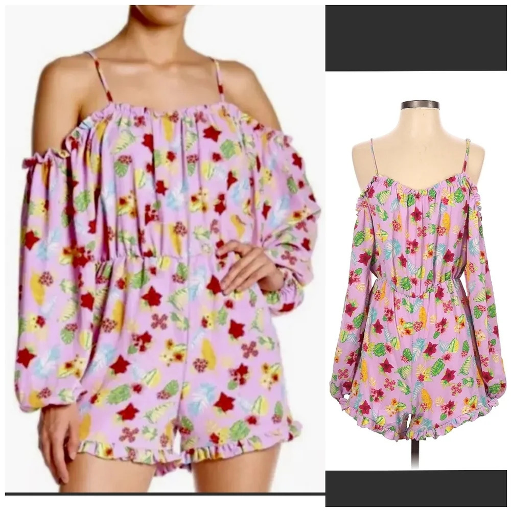 Romeo and juliet romper pink large